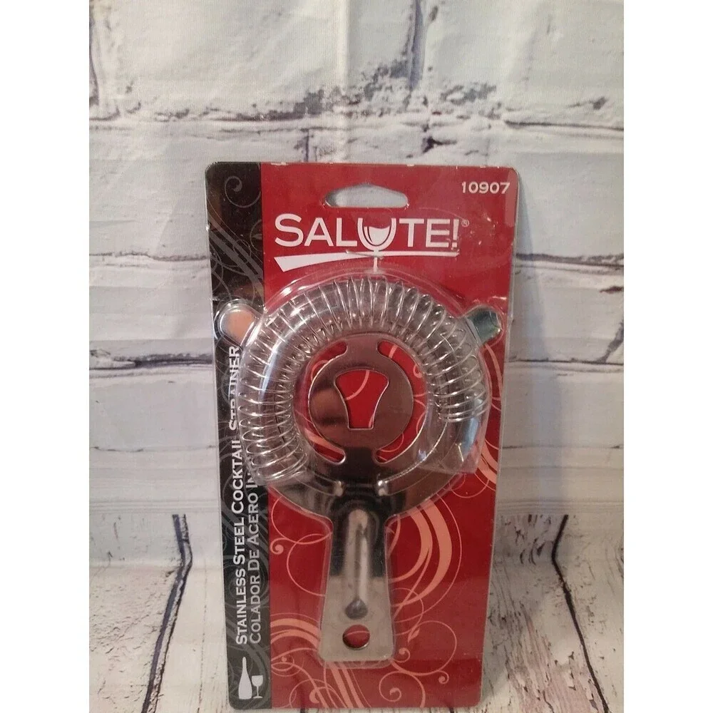 Stainless Steel Hawthorne Cocktail Strainer for Bar, Restaurant, or Home